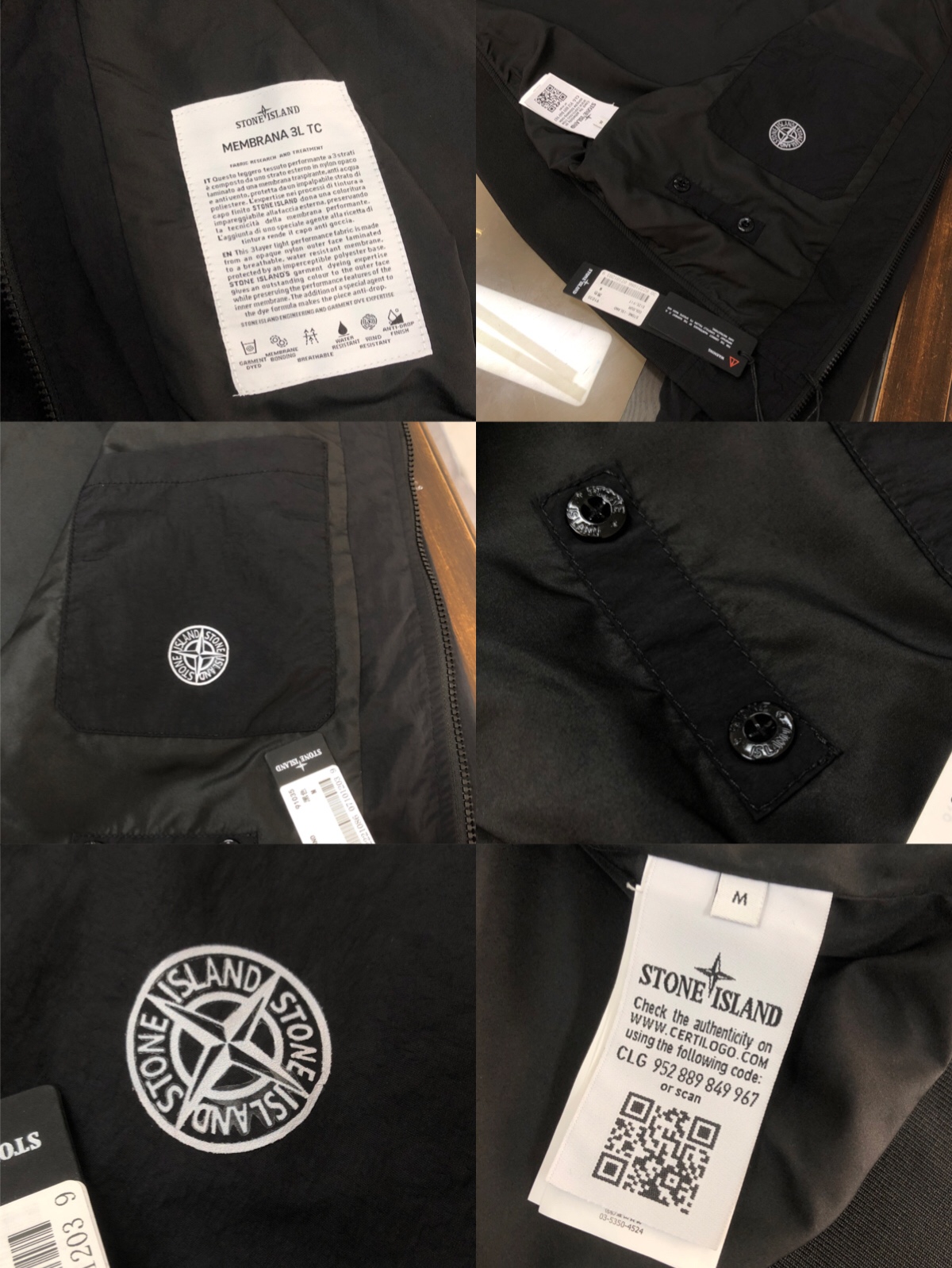 【激安】高級品通販ストーン アイランド アイス ジャケット偽物 トップス 防風 暖かい かっこいい！ブラック_8