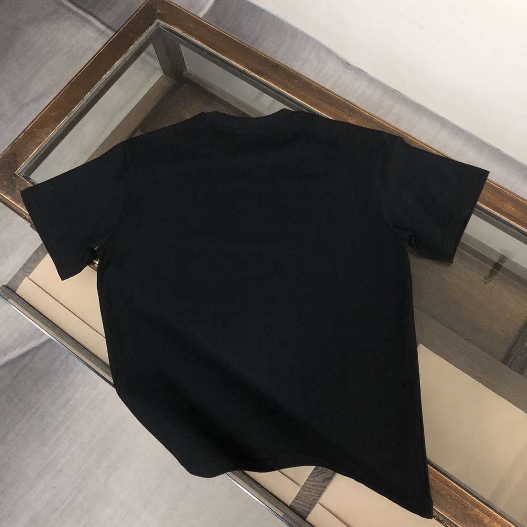 お買い得豊富なstone island トップスｎ級品 トップス 純綿Tシャツ 半袖 シンプル カップル 2色可選 ブラック_9