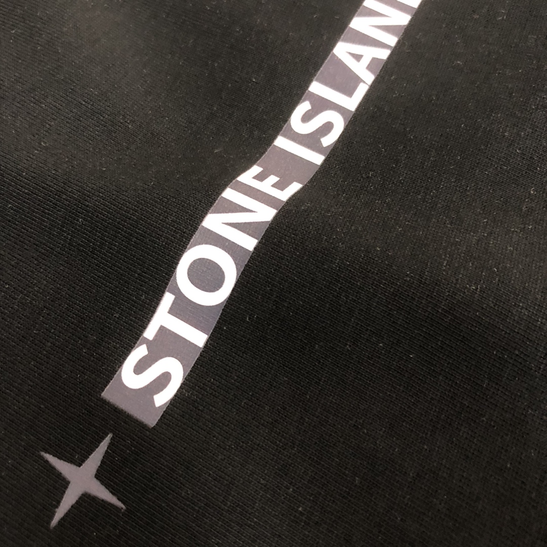 ストーン アイランド 半袖スーパーコピー トップス 純綿Tシャツ 短袖 シンプル 日常 人気品 3色可選 ブラック_6
