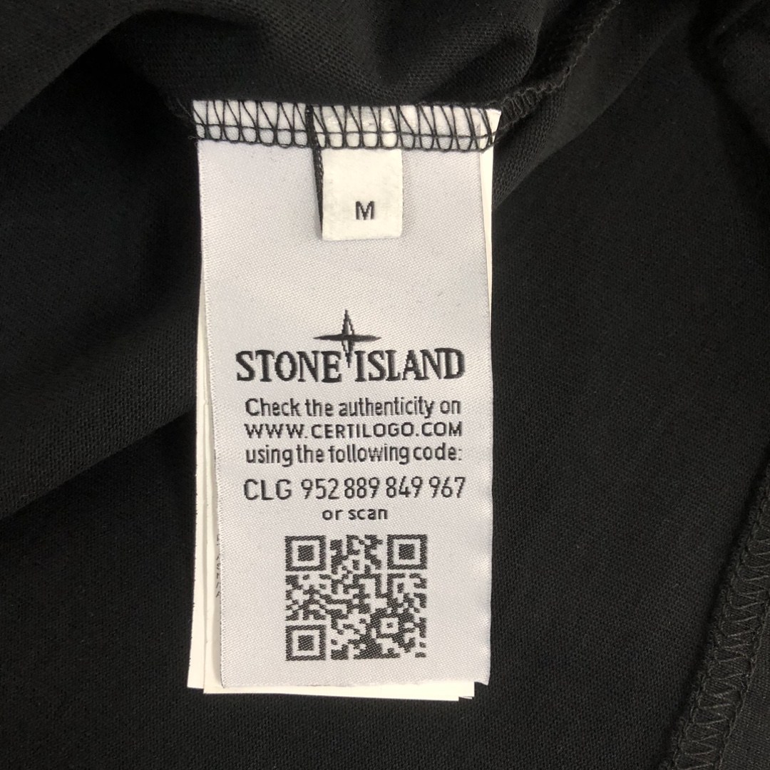 爆買い大得価stone island コーデュロイ シャツ激安通販 日常トップス 純綿Tシャツ 柔らかい シンプル 2色可選 ブラック_8