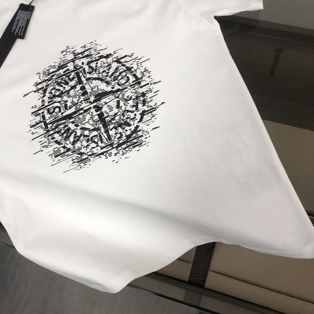 爆買い大得価ストーン アイランド コーデュロイ シャツコピー 日常トップス 純綿Tシャツ 柔らかい シンプル 2色可選 ホワイト_7