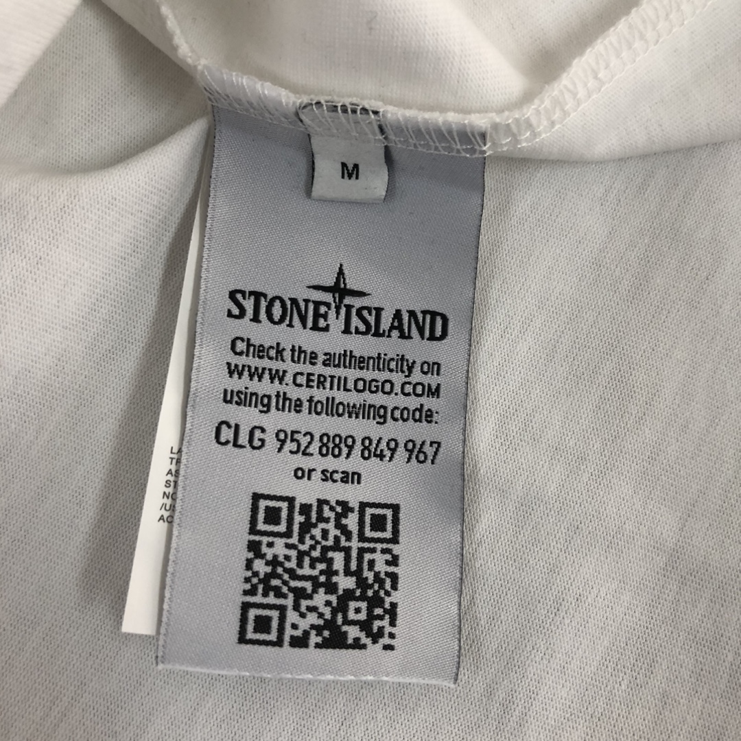 春夏人気定番安い ストーン アイランド カットソー激安通販 日常トップス 品質保証 純綿トップス ゆったり 柔らかい 3色可選 ホワイト_8