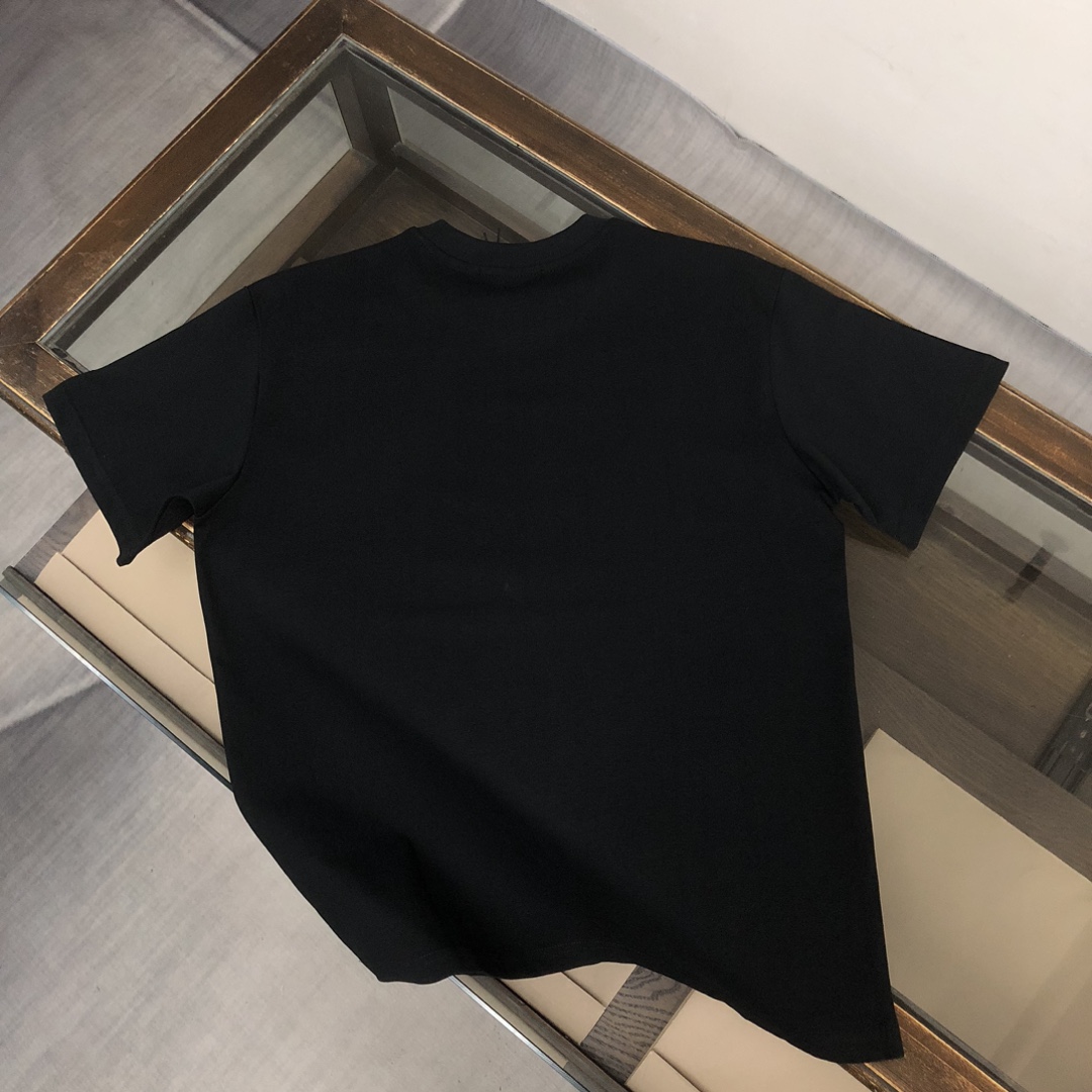 人気定番可愛いストーン アイランド t シャツｎ級品 日常トップス 純綿トップス ゆったり 人気販売 2色可選 ブラック_9