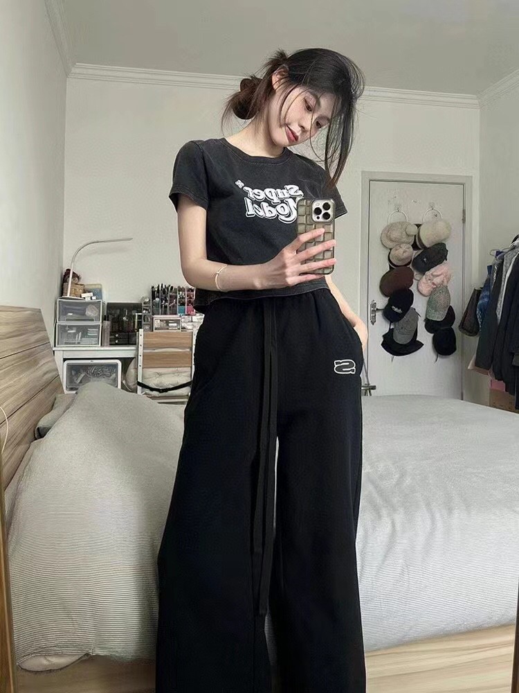 春夏人気定番安いSMFKsm2tシャツ激安通販 夏服 短袖 ショットトップス レディース 純綿 セクシー ブラック_3