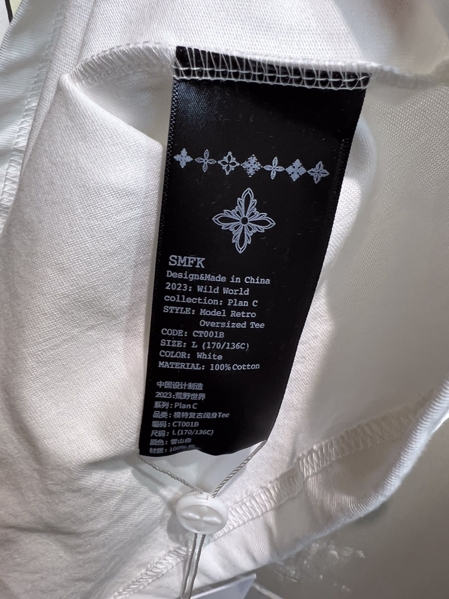 お得100%新品smfkトップスｎ級品 夏服 短袖 トップス 純綿 シンプル ファッション 日常品 ホワイト_8
