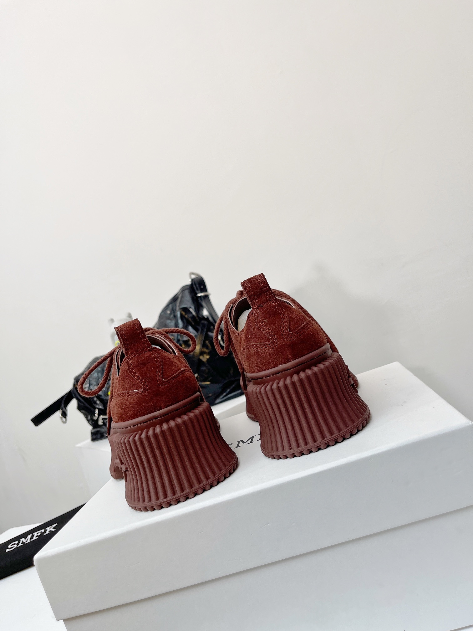 SMFKあったか シューズｎ級品 超激得新品 ショット革靴 カジュアル ブーツ シューズ 厚底 人気品 レッド_7