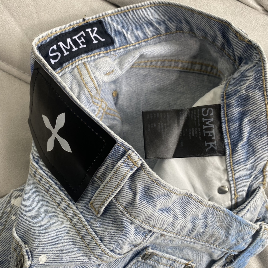 今季セール限定品 SMFKズボンドズボン激安通販 シンプル 短パン ショットパンツ 夏 新作登場 デニム レディース ブルー_6