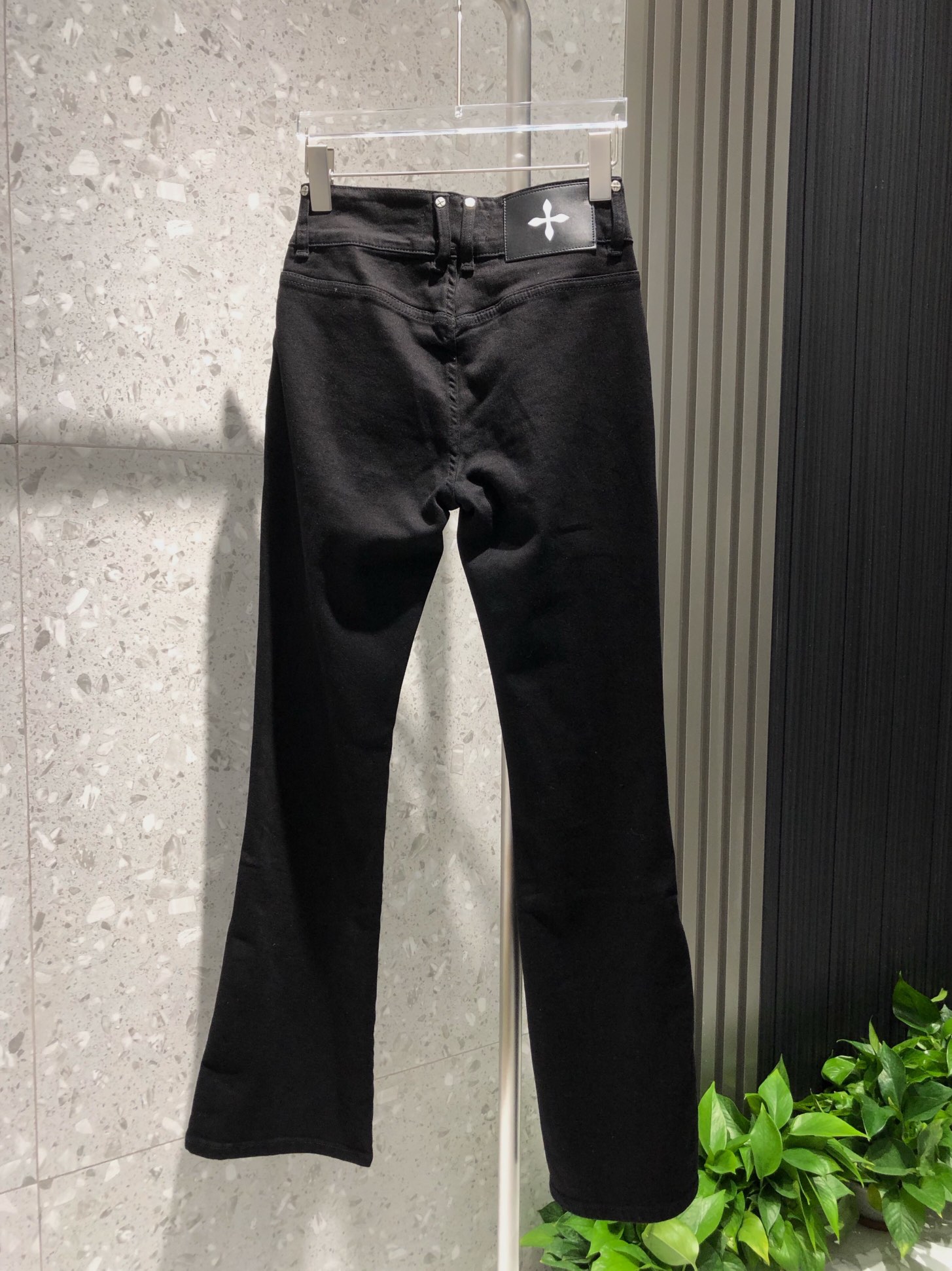 SMFKヤンキーズボンｎ級品 シンプル パンツ 夏 デニムズボン 品質保証 美脚 人気 ブラック_3