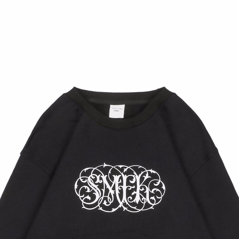 SMFKパーカー imプレミアムコピー シンプル トップス 純綿 柔らかい フードなし 人気 ブラック_2