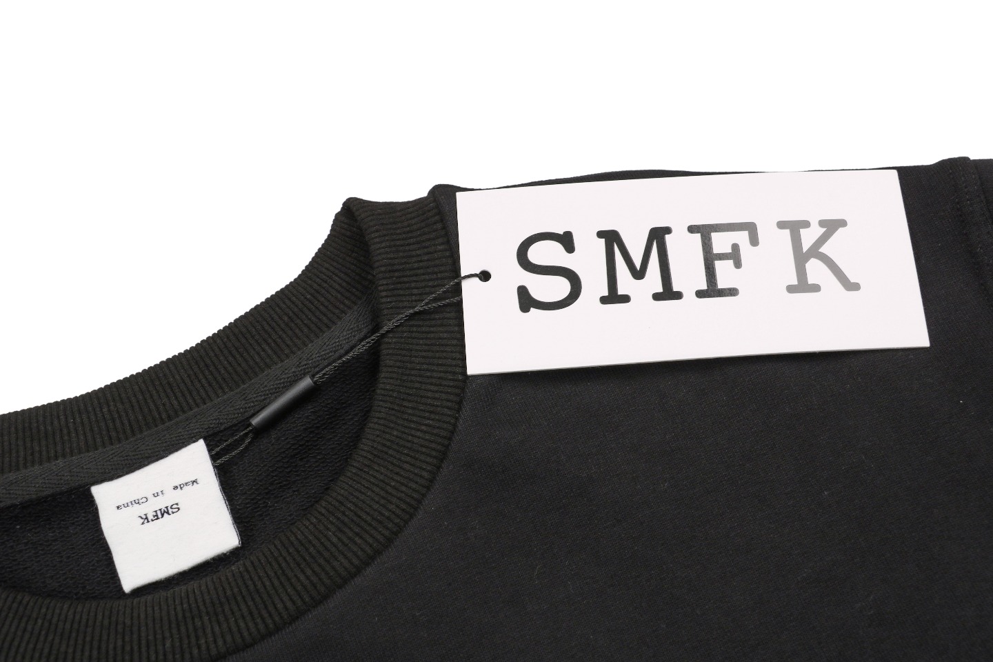 SMFKパーカー imプレミアムコピー シンプル トップス 純綿 柔らかい フードなし 人気 ブラック_3