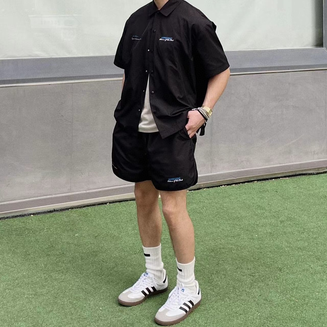 リプレゼント 服激安通販 純綿 夏服 ショットパンツ 短パン 人気新作 メンズ ブラック_1