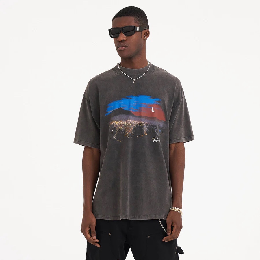 綺麗！プレゼント tシャツ 意味偽物 純綿 人気販売 ファッション 短袖 トップス メンズ グレイ_1