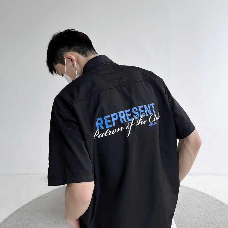 【激安】高級品通販リプレゼントトップスコピー 短袖トップス シャツ 人気新作 メンズ 夏服 ファッション ブラック_3