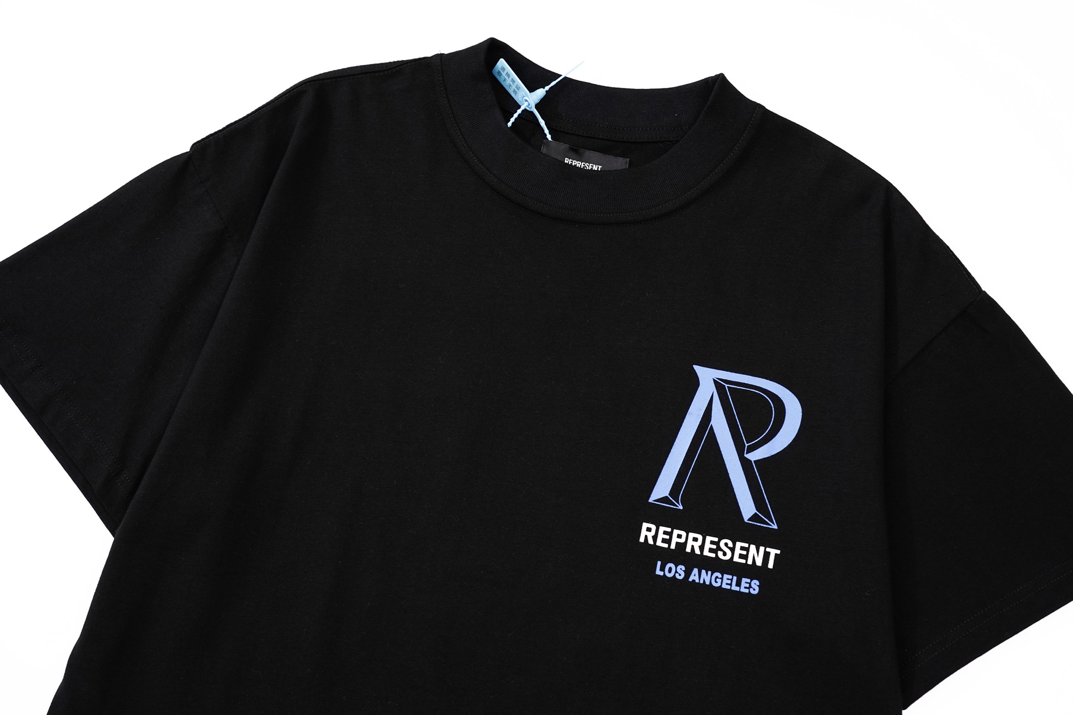 春夏人気定番安い リプレゼント 誕プレ tシャツｎ級品 半袖 純綿 トップス ブルー文字 ブラックメンズ_4