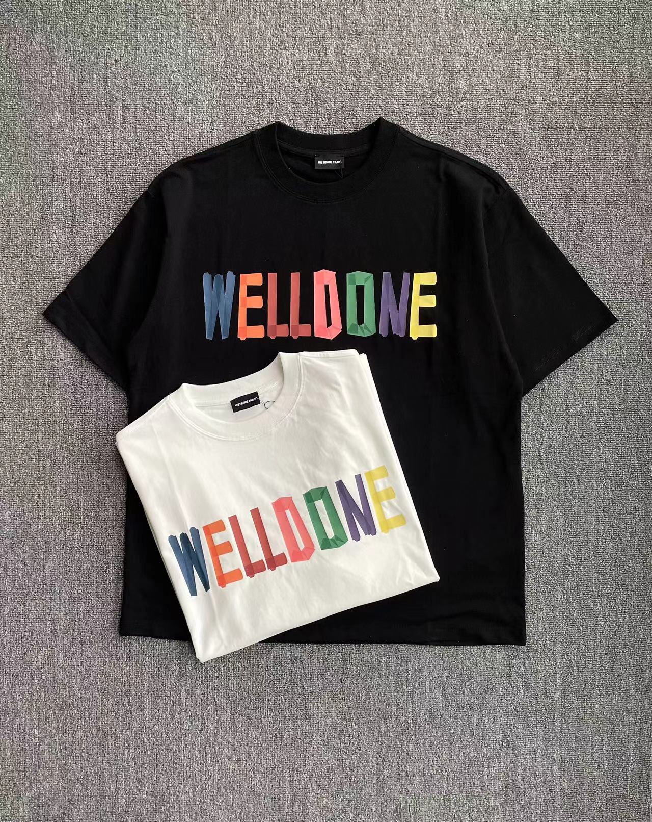 NEW夏の ウェルダン tシャツコピー 純綿 ファッション 人気新品 トップス 半袖 夏服 シンプル 2色可選_1