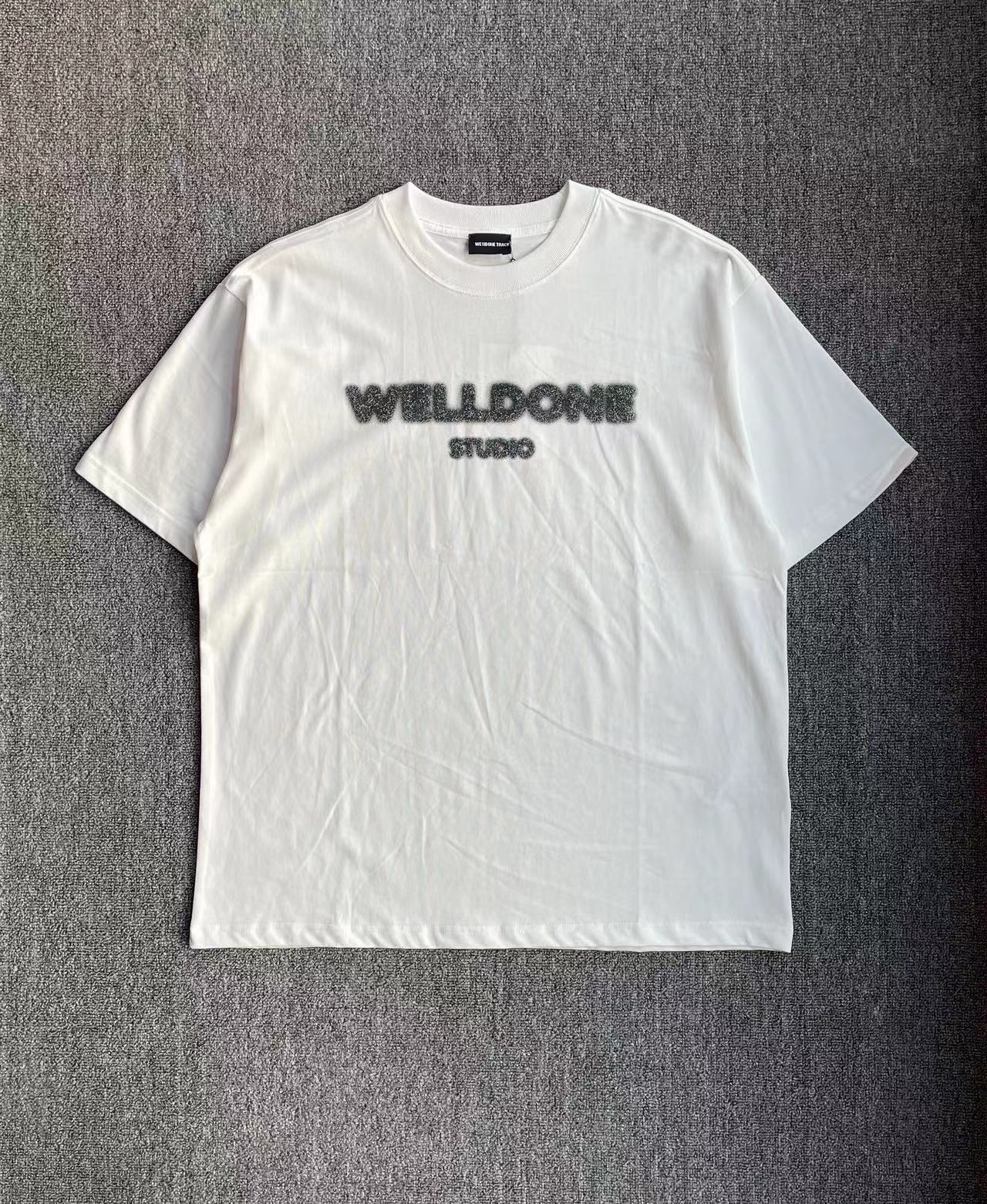 we11done ウェルダン服偽物 人気新品 純綿 ゆったり Tシャツ 短袖 シンプル 2色可選_6