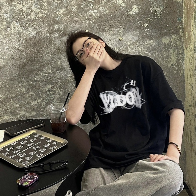 we11done Tシャツのウエストコピー 人気新品 純綿 ゆったり トップス 短袖 シンプル 2色可選_3