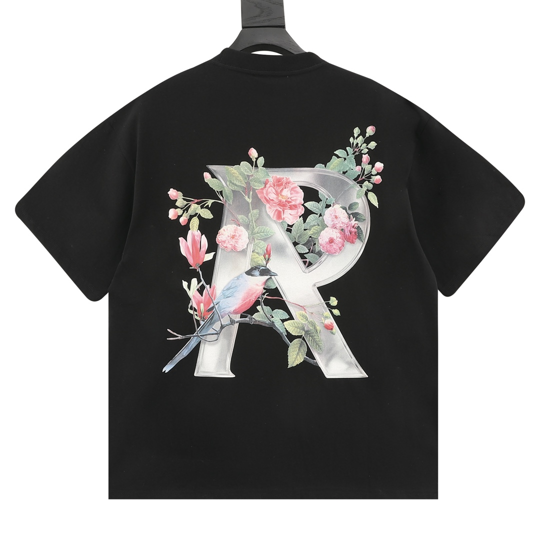tシャツ リプリント偽物 純綿 トップス 短袖 シンプル 夏新作 抜群な存在感 ブラック_2