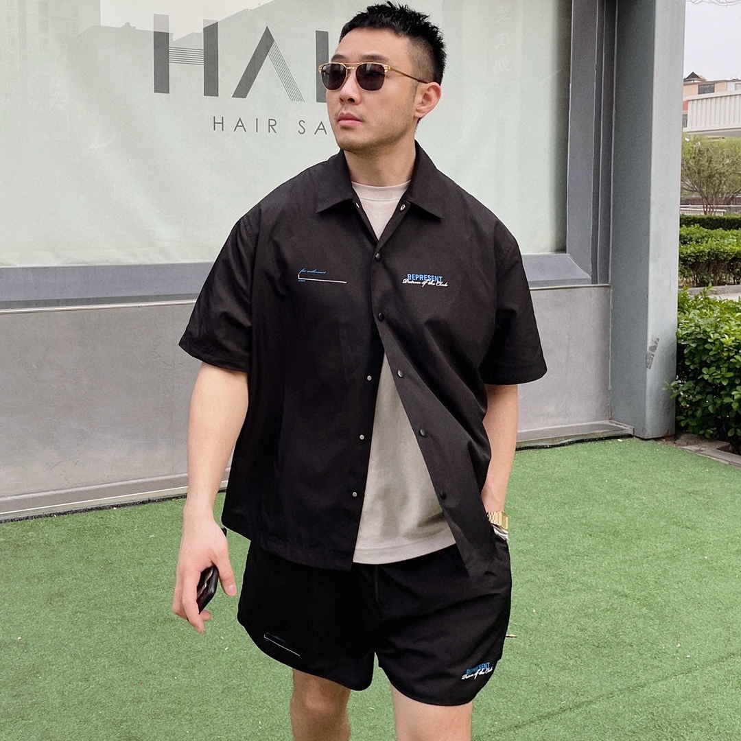 REPRESENT リプレゼント 通販スーパーコピー 純綿 トップス 半袖 夏 カジュアル メンズ ブラック_6