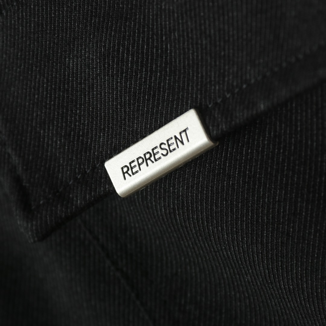 REPRESENT リプレゼントトップスコピー 純綿 トップス 長袖 カジュアル ビジネス メンズ ブラック_5