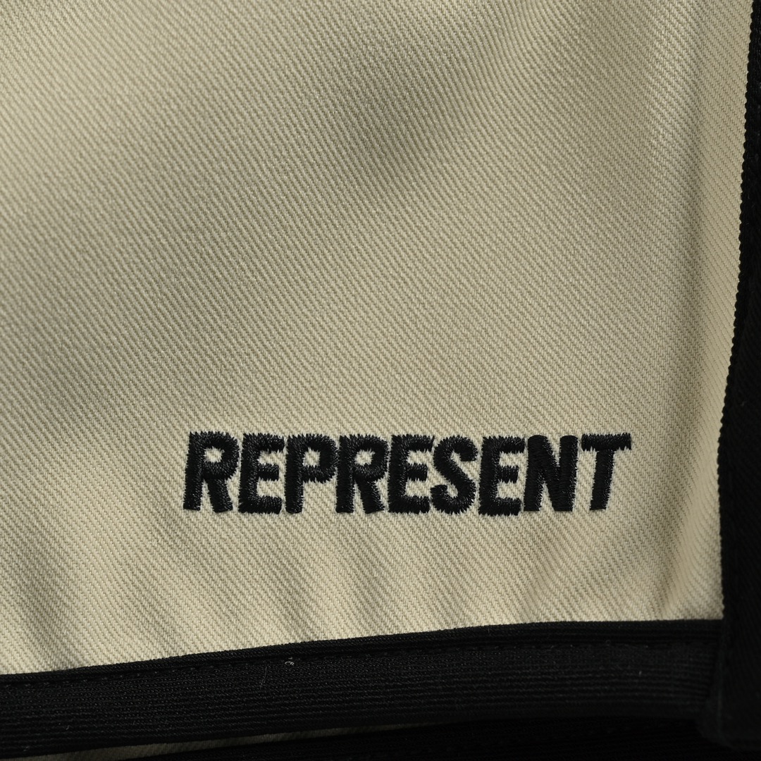 REPRESENT パンツプレゼント 意味偽物 純綿 メンズ カジュアルズボン 短パン 杏色_11