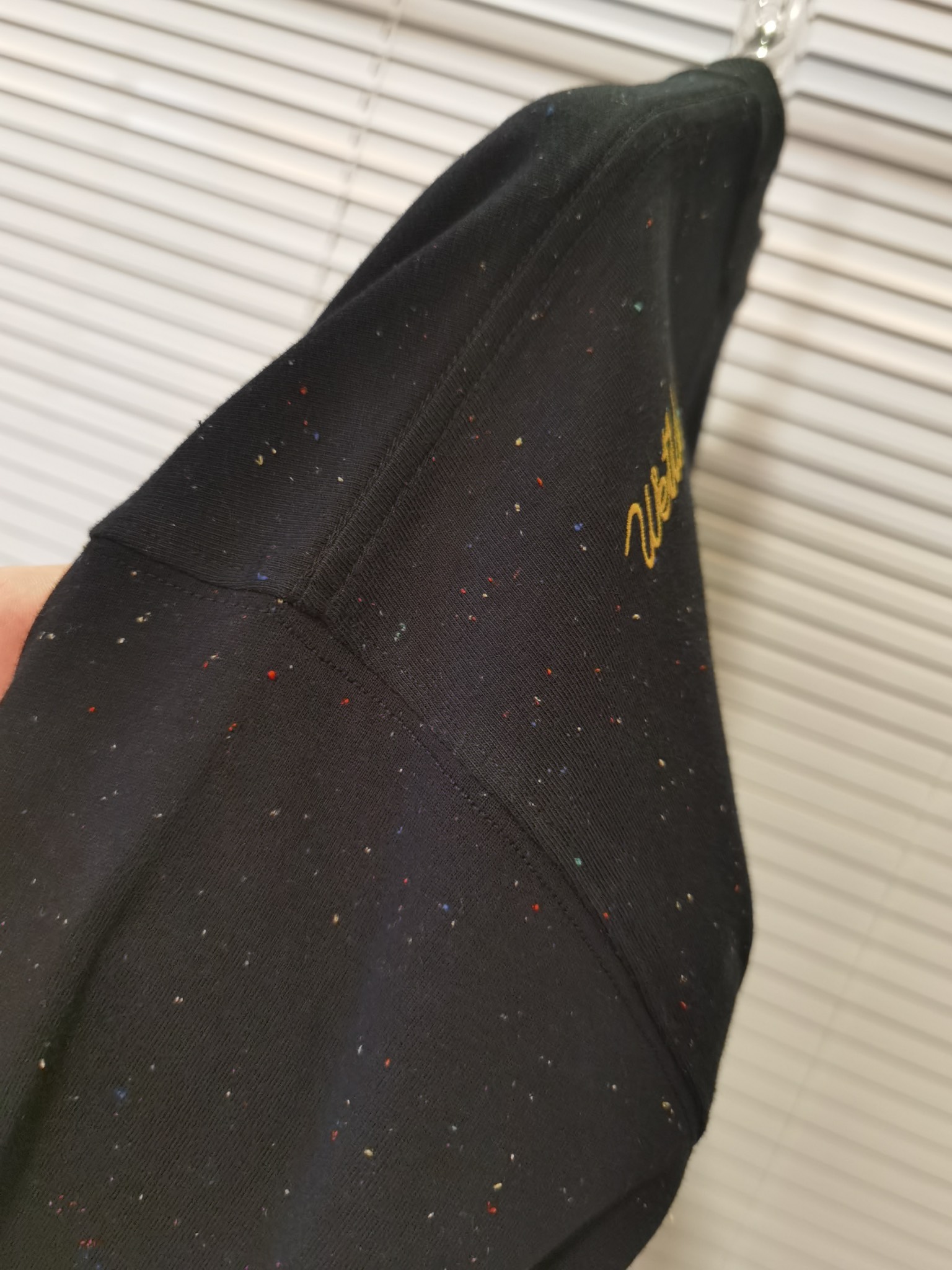We11done 最安値人気 ウェルダン英語偽物 Tシャツ 純綿トップス シンプル 人気 長袖 ブラック_6