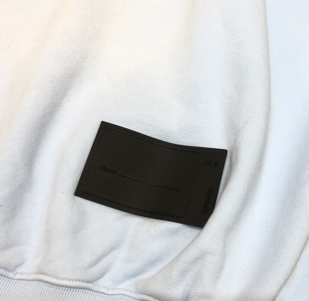 We11done ウーニウェルシタースｎ級品 人気 厚い フード付き パーカー 青春 シンプル 水色_7