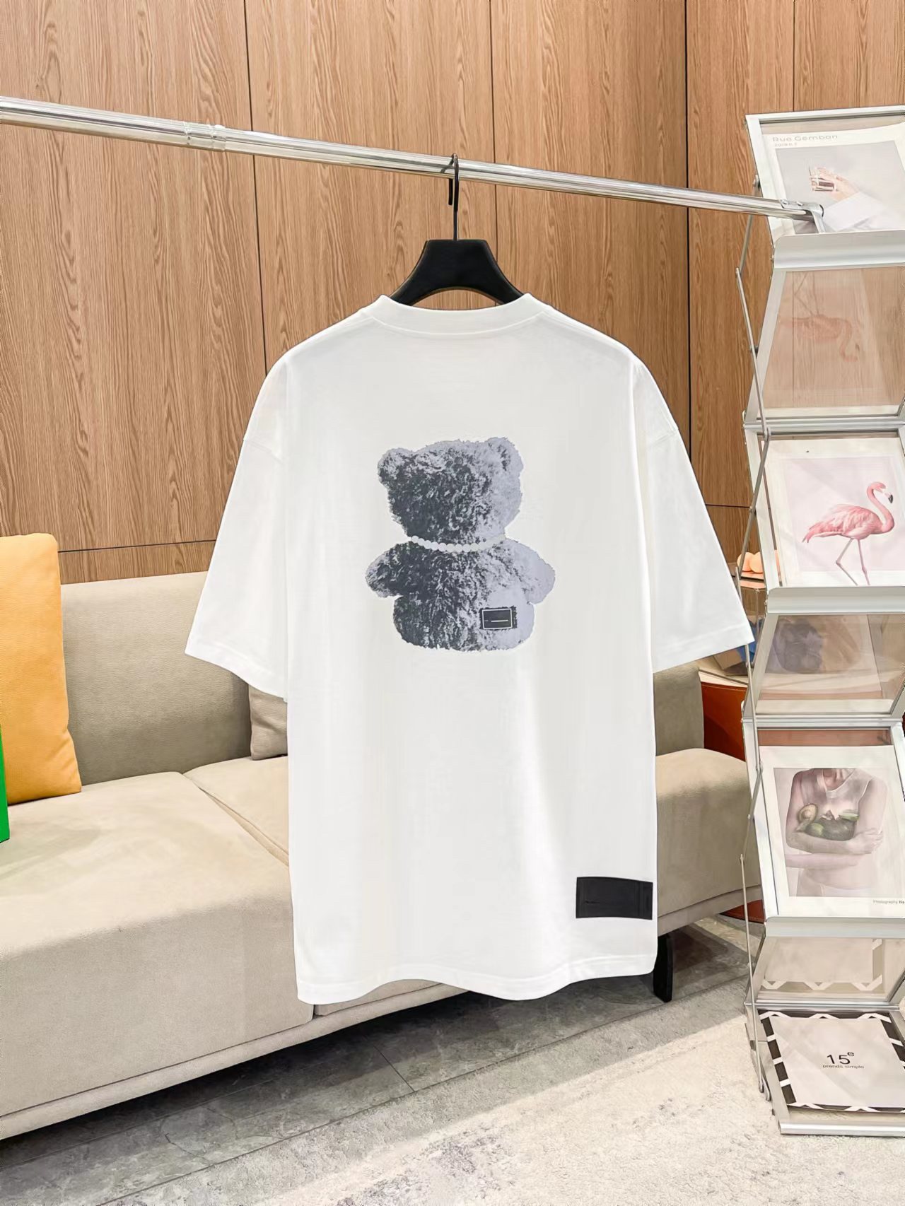 WE11DONE ウェルダン tシャツｎ級品 純綿 熊プリント 可愛い トップス 短袖 激安 2色可選 ブラック ホワイト_11