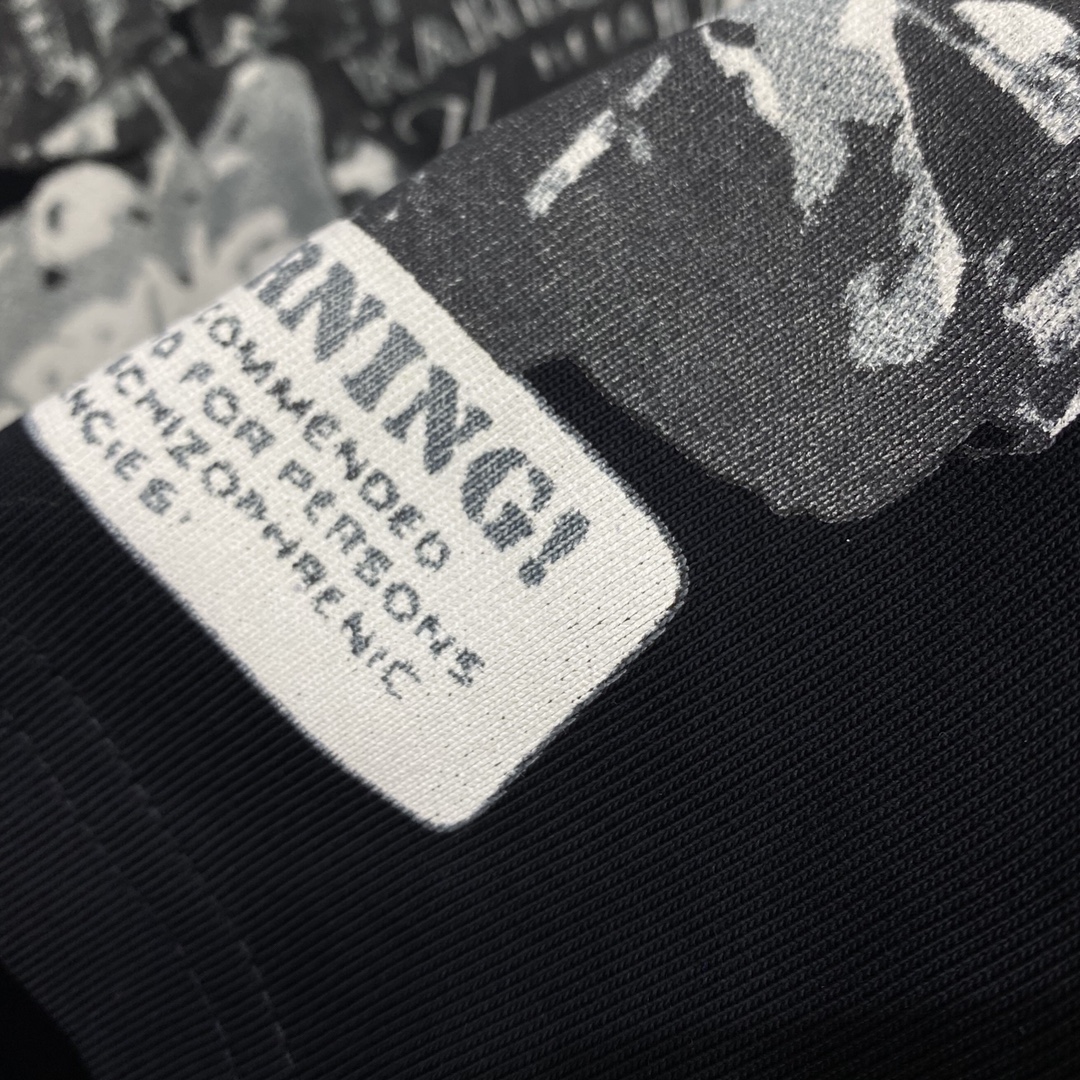 WE11DONE 綺麗！ ウェルダン 服偽物 純綿トップス Tシャツ 長袖 ゆったり 人気品 秋服 ブラック_6
