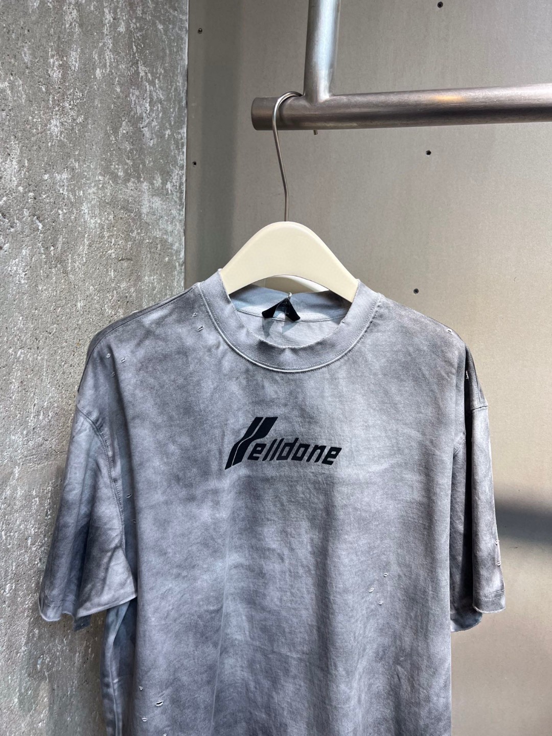 WE11DONE ウェルダンtシャツ偽物 触り心地のいい 純綿Tシャツ シンプル 半袖 メンズ 2色可選_6