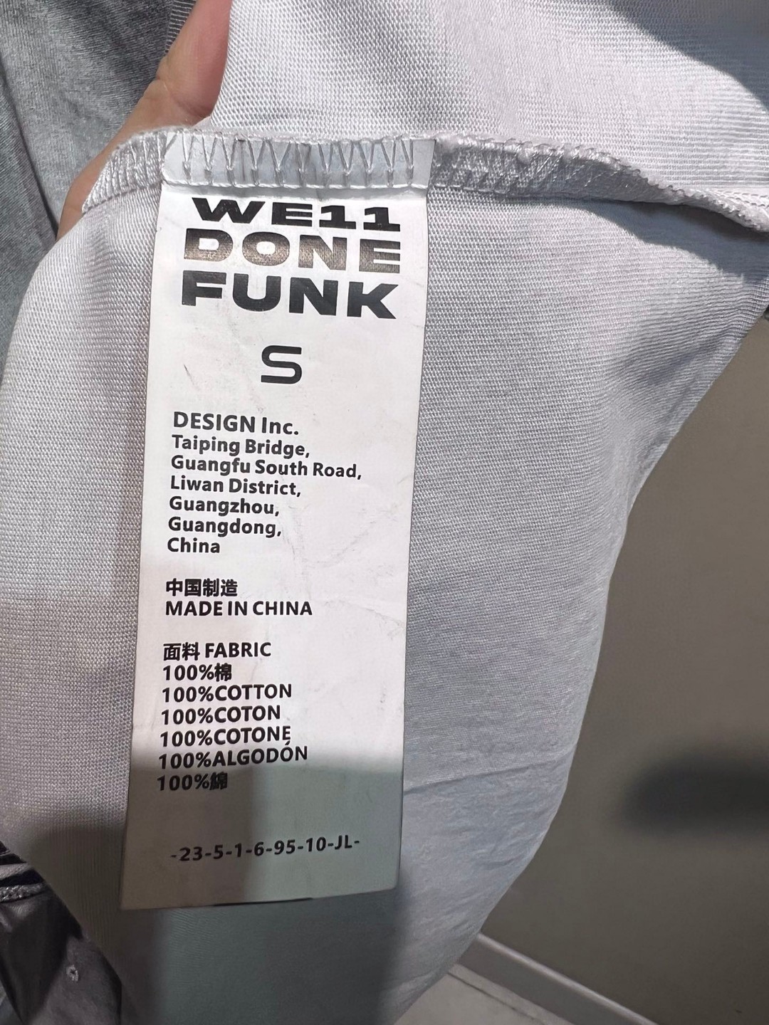 WE11DONE ウェルダンtシャツ偽物 触り心地のいい 純綿Tシャツ シンプル 半袖 メンズ 2色可選_11