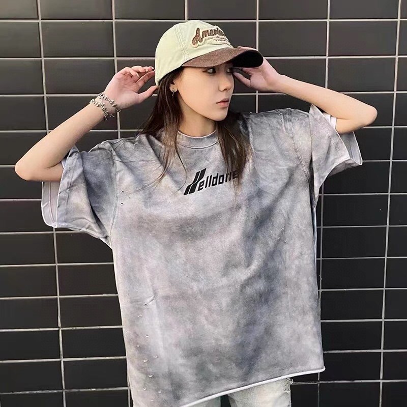 WE11DONE ウェルダンtシャツ偽物 触り心地のいい 純綿Tシャツ シンプル 半袖 メンズ 2色可選_13