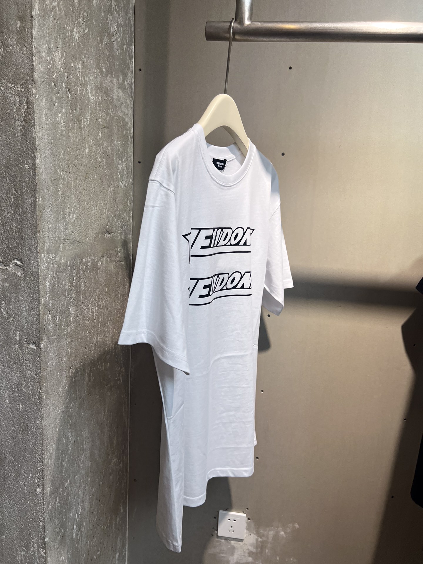 WE11DONE 超激得新品 トップウェルスーパーコピー 純綿Tシャツ 短袖 トップス カラフル 2色可選 人気新作 ホワイト_4