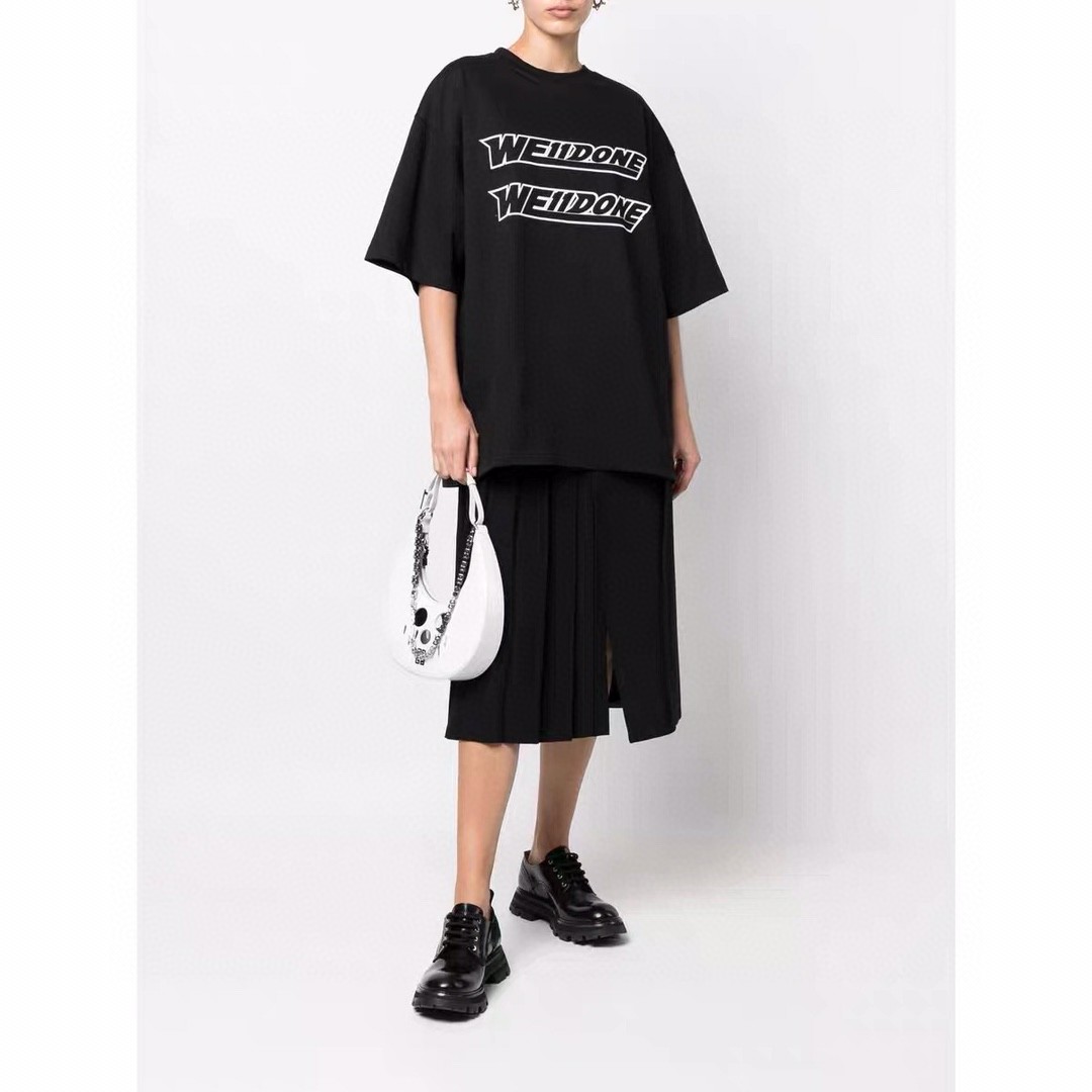 WE11DONE 超激得新品 トップウェルスーパーコピー 純綿Tシャツ 短袖 トップス カラフル 2色可選 人気新作 ホワイト_10