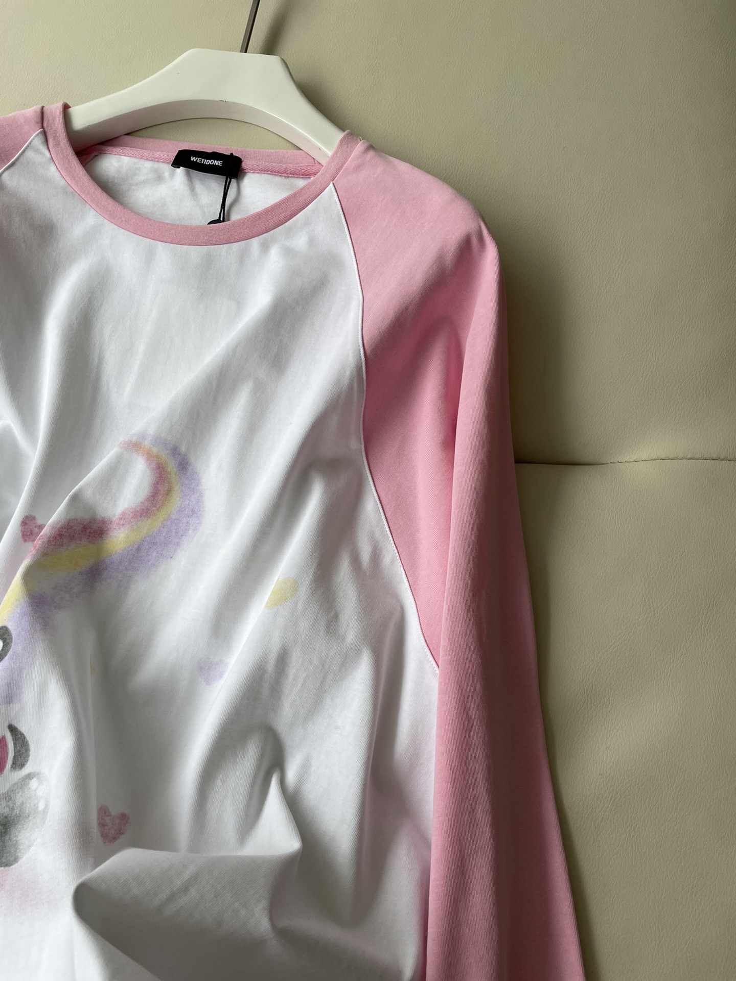 WE11DONE ウェルカムヘル tシャツスーパーコピー 純綿 長袖 トップス 人気もの 青春 シンプル ピンク_6