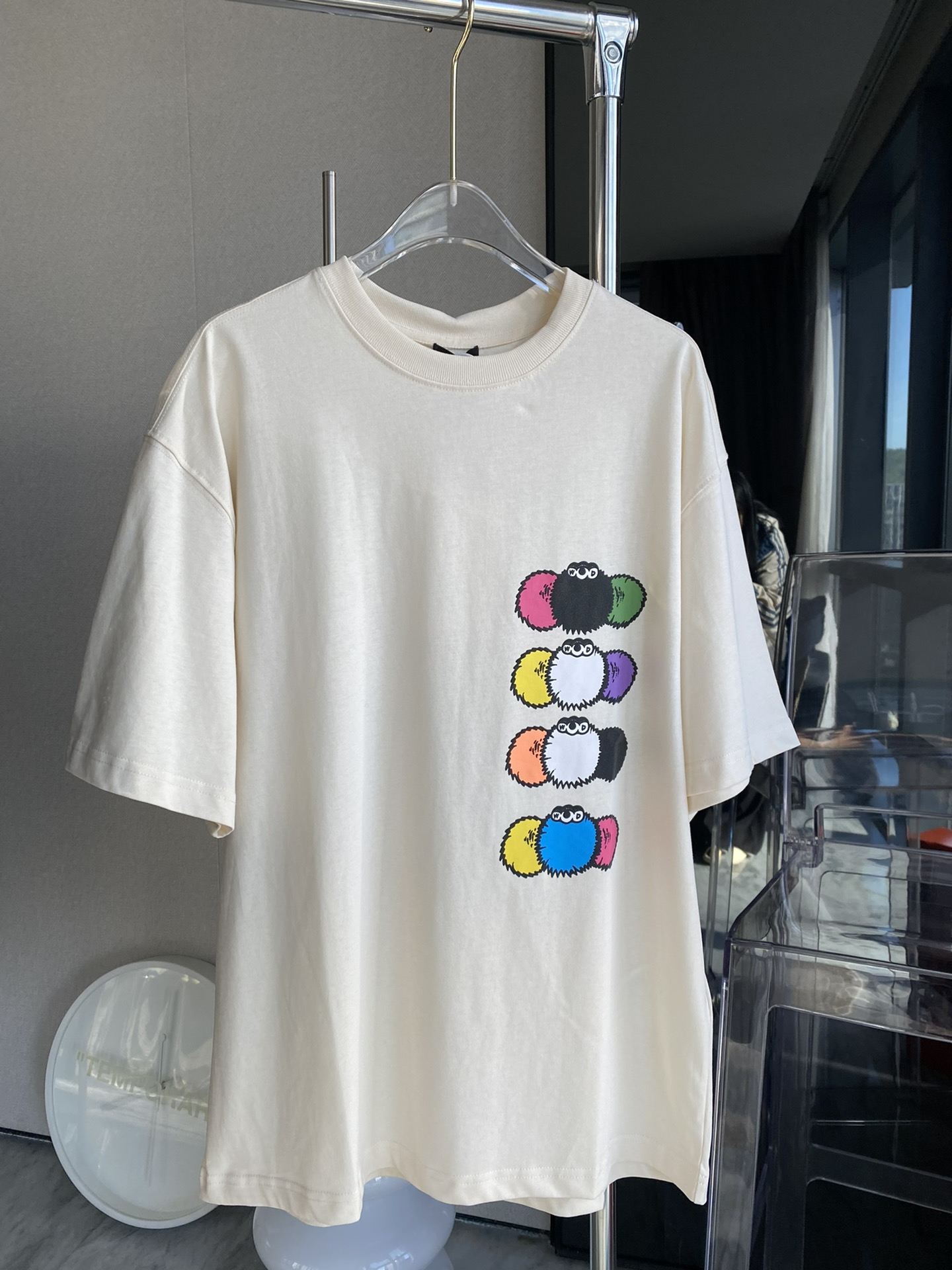 WE11DONE NEW夏の ウエルダンとはスーパーコピー 短袖 Tシャツ 人気 純綿トップス ファッション ホワイト_1