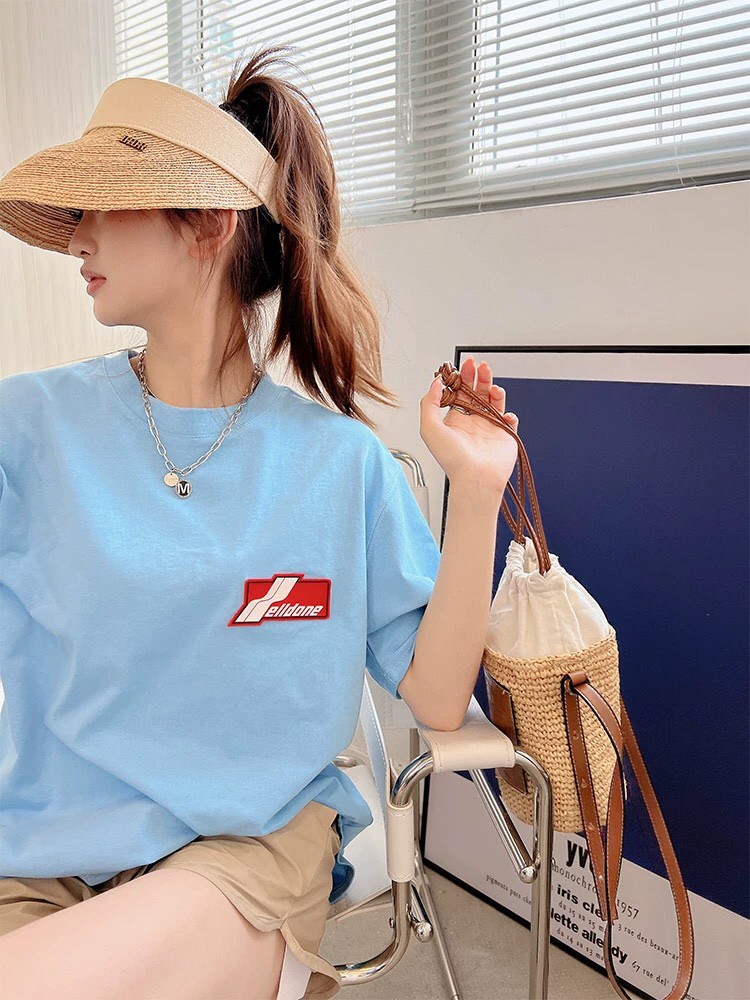 WE11DONE 春夏新作 ウェルダン英語コピー 短袖 Tシャツ ゆったり 純綿トップス カラフル 4色可選_8