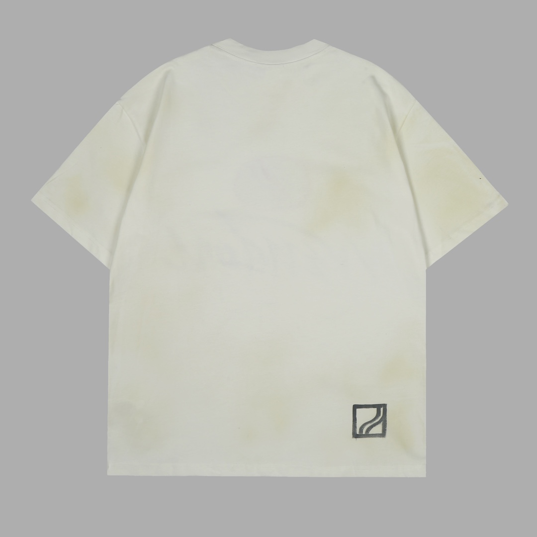 WE11DONE トップウェディング偽物 半袖 Tシャツ 純綿トップス シンプル 大活躍 ホワイト_3