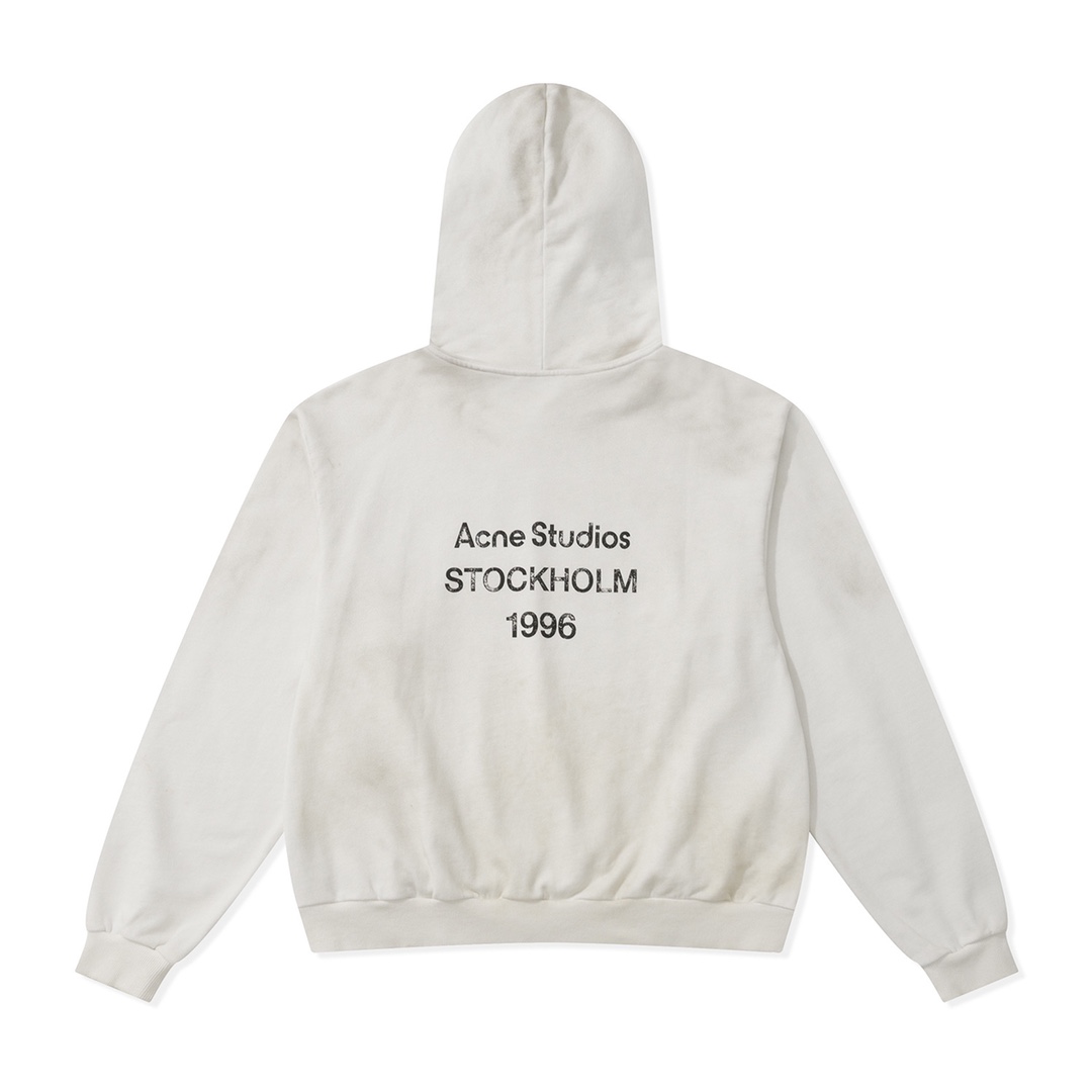 アクネストゥディオズパーカーｎ級品 今季セール限定品 フード付き トップス シンプル 純綿 男女兼用 ホワイト_2