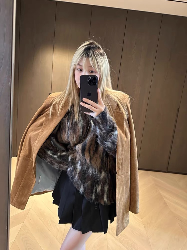アクネストゥディオズ イメージ激安通販 大人気  素敵なトップス ウール 長袖 暖かい レディース グレイ_3