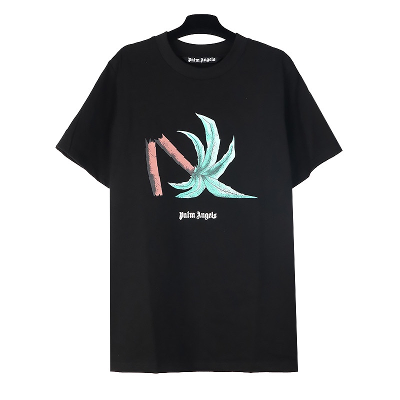 パームエンジェルス服偽物 春夏新作 純綿 トップス tシャツ シンプル 半袖 ゆったり カーディガン メンズ 2色可選_3