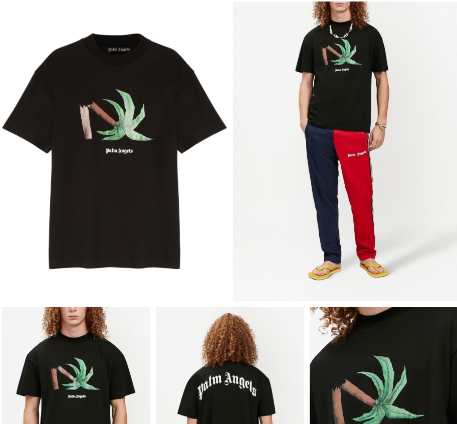 パームエンジェルス服偽物 春夏新作 純綿 トップス tシャツ シンプル 半袖 ゆったり カーディガン メンズ 2色可選_7