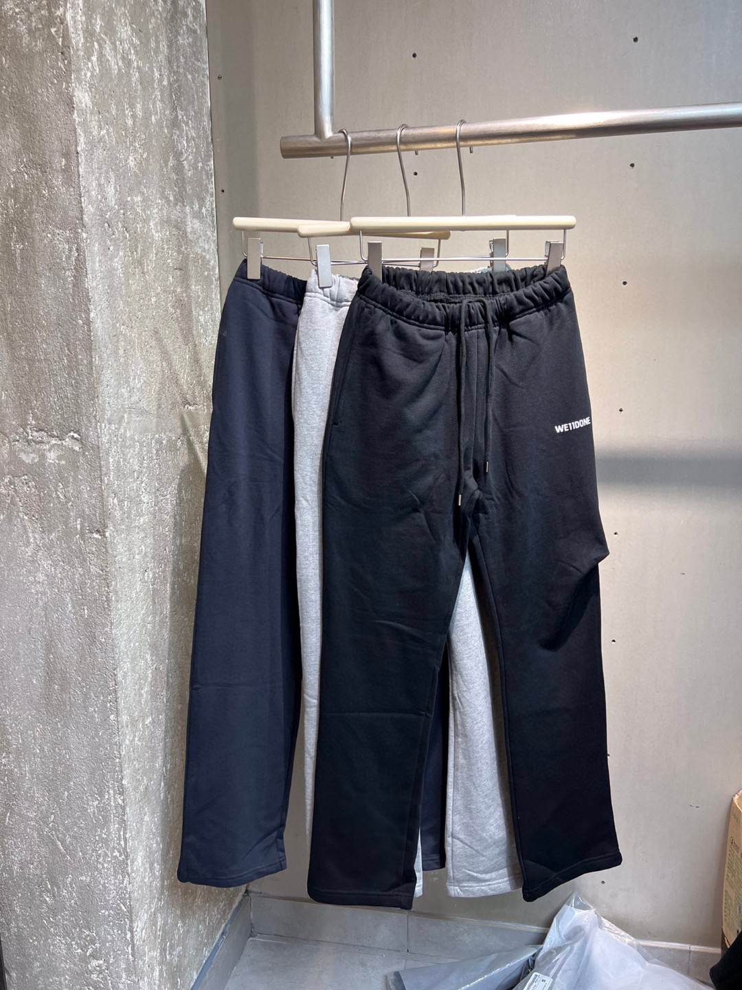 WE11DONE 限定セール低価 ウェルダンズボンｎ級品 純綿 カジュアルパンツ 男女兼用 運動 ランニング っブルー_7