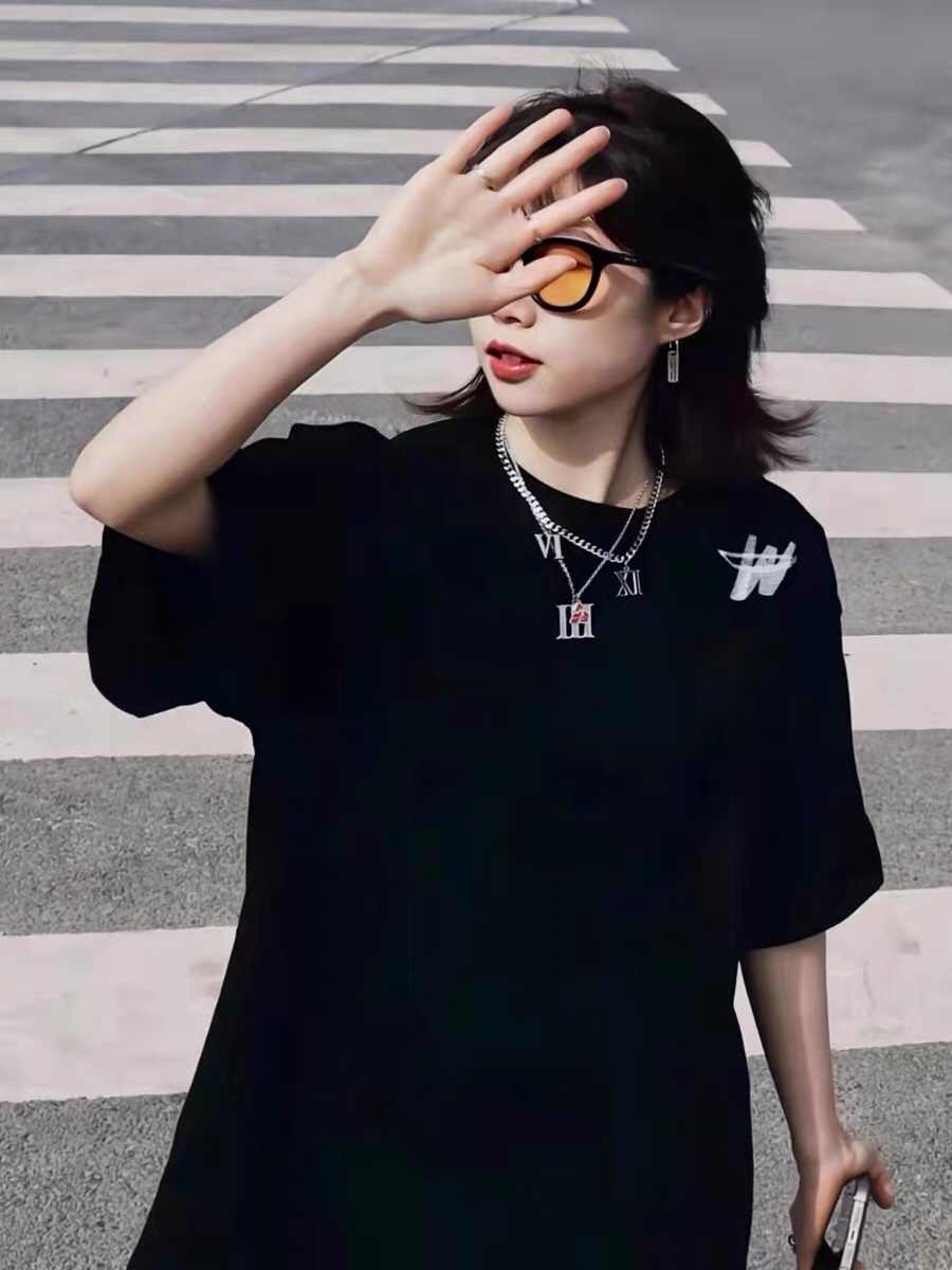 WE11DONE ウエルダンとはスーパーコピー 爽やかな 純綿tシャツ シンプルトップス メンズ レディース 2色可選_1