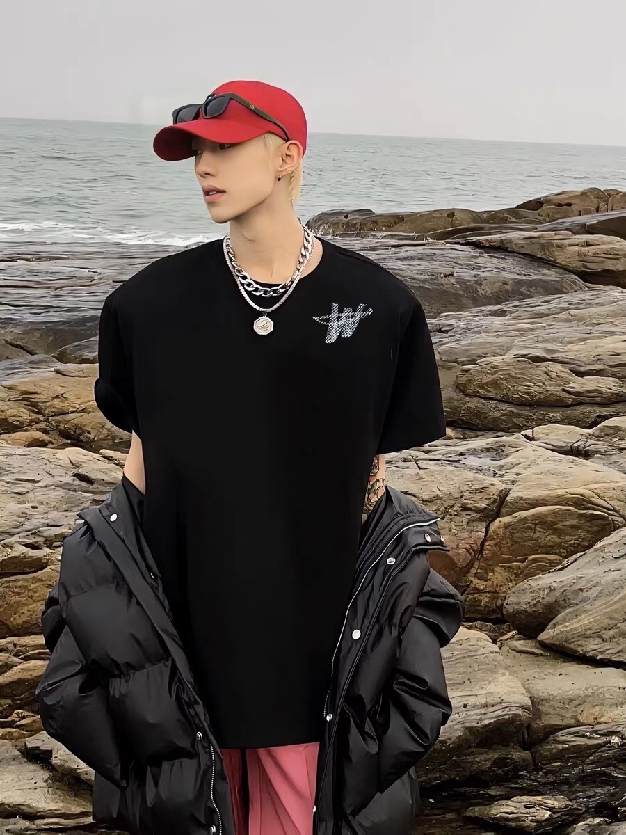 WE11DONE ウエルダンとはスーパーコピー 爽やかな 純綿tシャツ シンプルトップス メンズ レディース 2色可選_3
