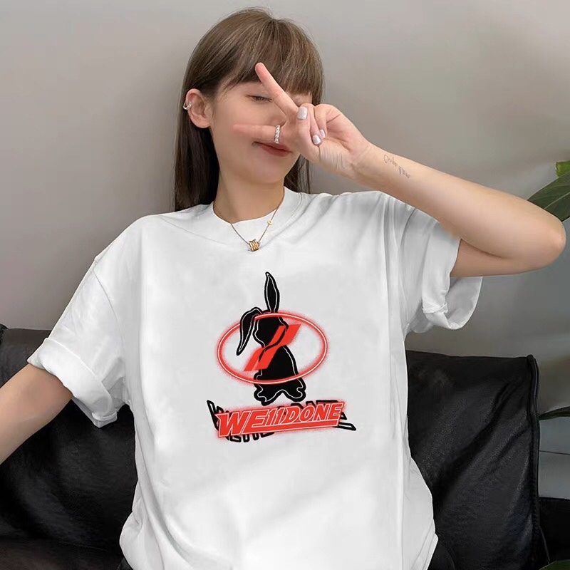 WE11DONE トップウェディング偽物 春夏人気セール安い 純綿tシャツ シンプルトップス 2色可選_5