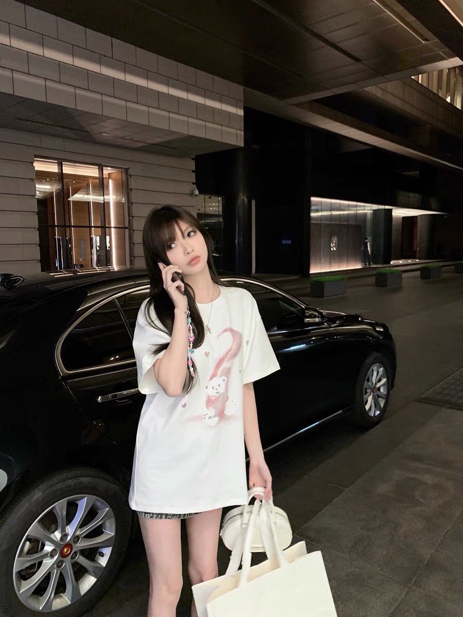 WE11DONE 夏 新作登場 ウェルトップｎ級品 人気 安い 純綿tシャツトップス 熊 男女兼用 2色可選_5