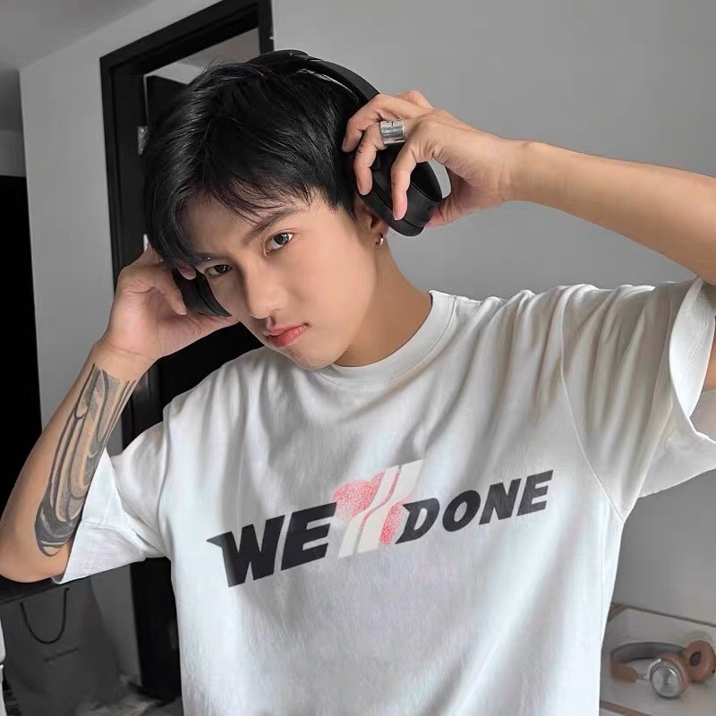 WE11DONE 素敵な ウエルダンとは激安通販 人気 ファッション 純綿 tシャツ トップス 品質保証安い 2色可選_4