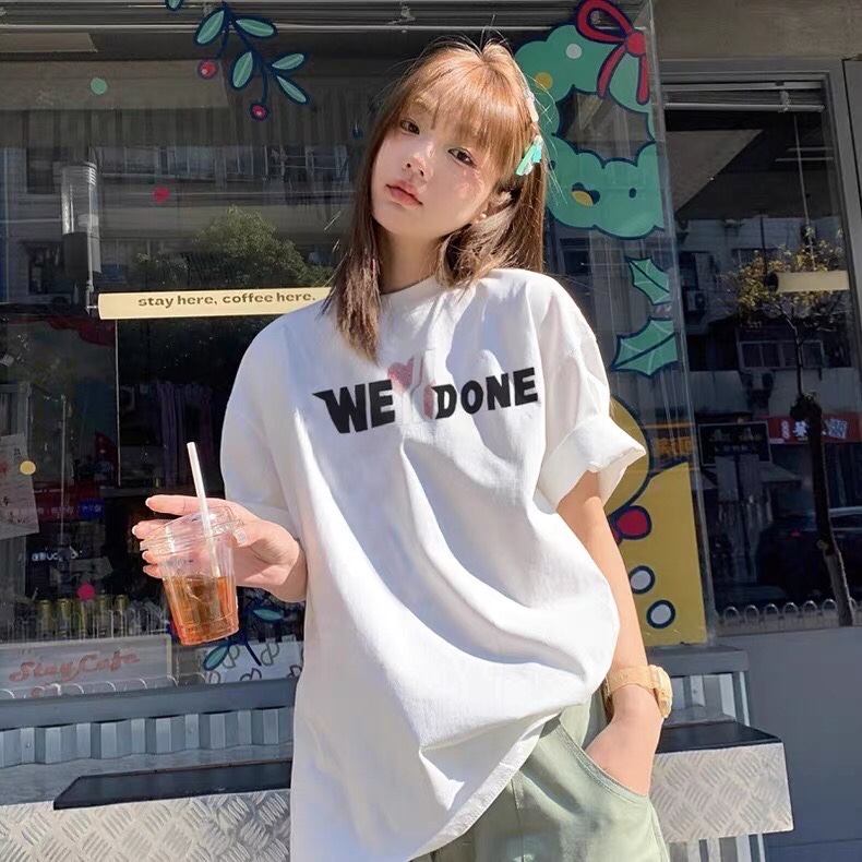 WE11DONE 素敵な ウエルダンとは激安通販 人気 ファッション 純綿 tシャツ トップス 品質保証安い 2色可選_6