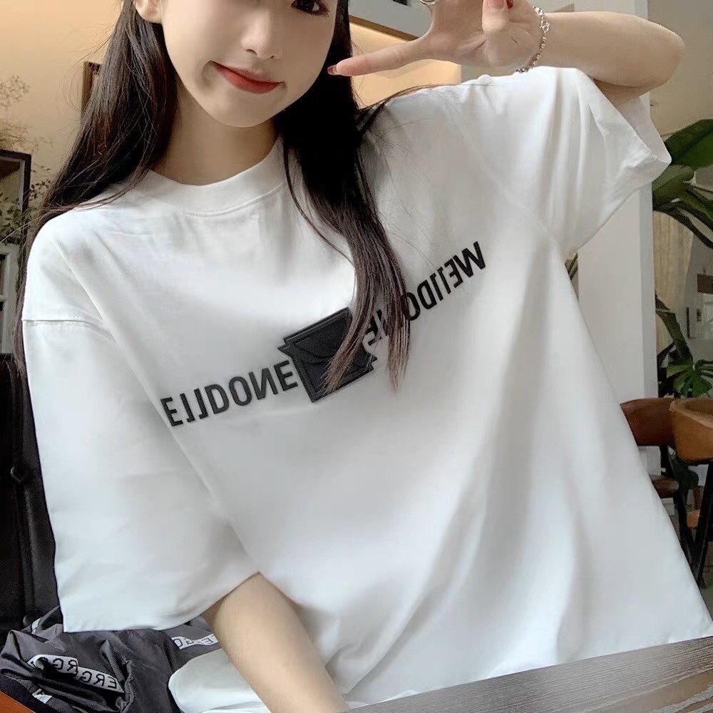 WE11DONE ウェルダン英語偽物 人気 ファッション 純綿 tシャツ トップス 品質保証 3色可選_6